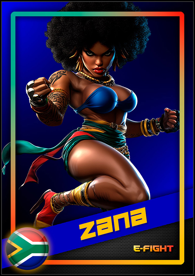NFT Personagem Zana E-fight Blockchain Game