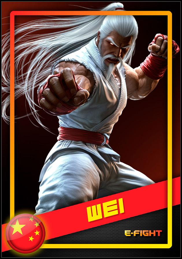 NFT Personagem Wei E-fight Blockchain Game