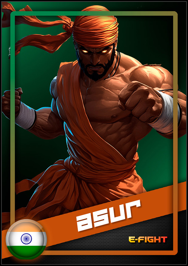 NFT Personagem Asur E-fight Blockchain Game